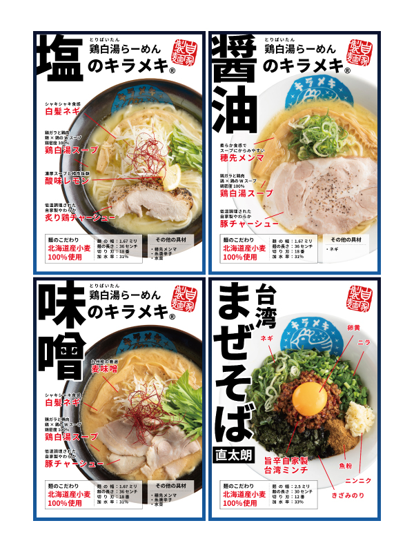 キラメキノトリ看板＆店内掲示物